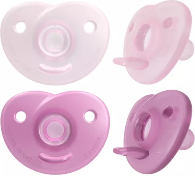 Philips Avent SCF099/22 Soothie smokk, 0 - 6 måneder, 2 stk, rød