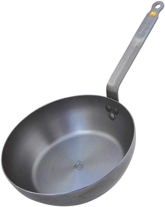 De Buyer Mineral B Element stekepanne ""rustikk"", karbonstål, 28 cm