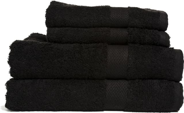 Queen Anne Frotté Svart 65x130