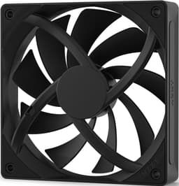 NZXT F120Q V2 Quiet Airflow 120 mm PWM-fläkt (svart)