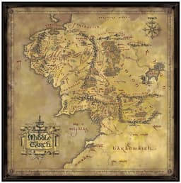 Noble Collection Lord of the Rings pussel (Middle-Earth)