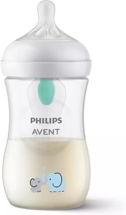 Philips Avent SCY673/81 Natural Response AirFree sutteflaske, 260 ml, elefant