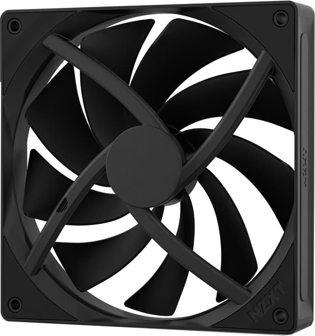 NZXT F140Q V2 Quiet Airflow 140mm PWM-vifte (sort)