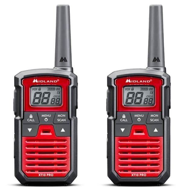 Midland Radiopuhelin XT10 Pro Musta/Punainen