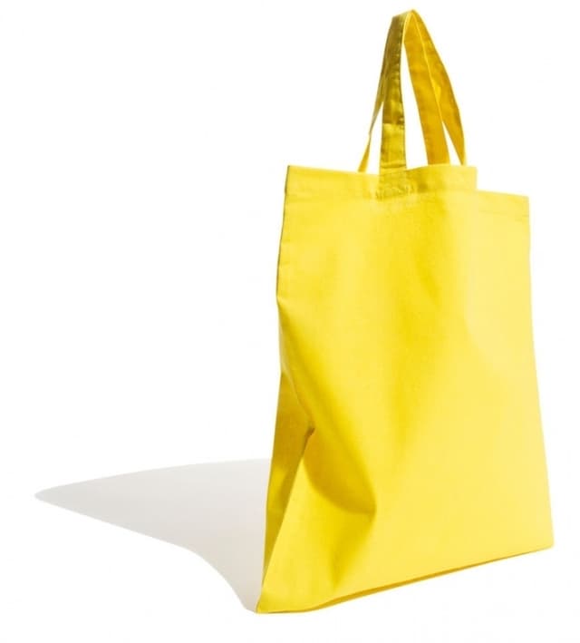 Nightingale Tote Bag 150g kort håndtag gul