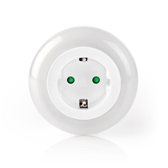 Nedis Plug-In LED Night Light | Dag/natt sensor | 3680 W | 10 lm | Blå / Grøn / Hvit