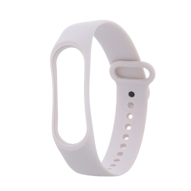 Silikonarmbånd for Xiaomi Mi Band 3 / 4, Elfenben