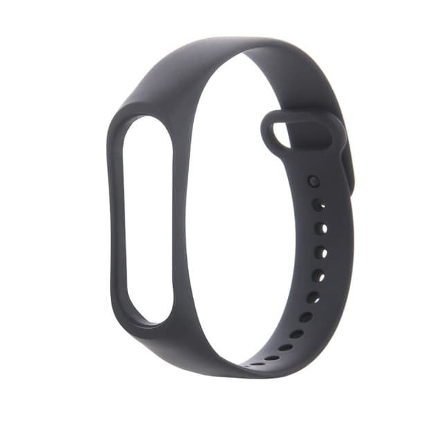 Silikonarmbånd for Xiaomi Mi Band 3 / 4, svart