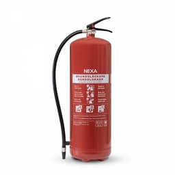 Nexa brandslukker, RÖD 12kg ABC-pulver 55A, vægbeslag