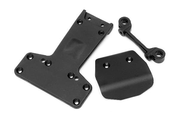 Skidplate/bakre chassis-sett