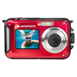 Agfa Digitalt kamera WP8000 CMOS WP 24MP Rød Full HD