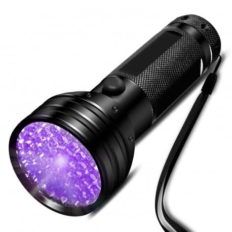 Ficklampa LED, Lila