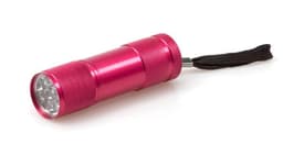 Lommelykt 9 LED, rosa
