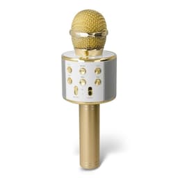 Forever BMS-300 Lite Bluetooth Karaoke-mikrofon med högtalare, Guld