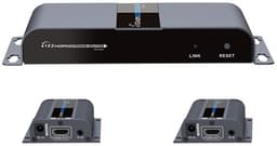 1X2 HDMI Extender Splitter over CAT6/6a/7 40m med IR pass-back