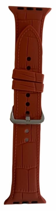 Silikoneurarmbånd kompatibelt med Apple Watch, 42/44/45mm, Mørkebrun