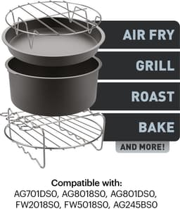 OBH Nordica Easy Fry -lisävarustesetti OBH Nordica XXL airfryer -malleihin