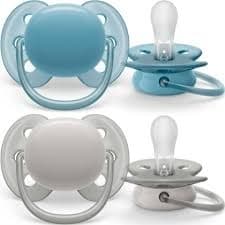 Philips Avent SCF091/17 Ultra Soft-spener, 6-18 måneder, 2 stk, blå
