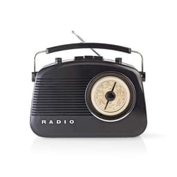 Nedis FM-radio | Pöytämalli | AM / FM | Paristokäyttöinen / Verkkovirtakäyttöinen | Analoginen | 4.5 W | IP20 | Kantokahva | Musta