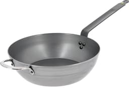 De Buyer Mineral B Element stekepanne ""rustikk"", karbonstål, 32 cm