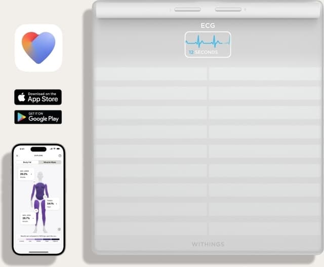 Withings Body Scan smartvægt, hvid