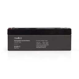 Nedis Oppladbart blybatteri | Lead-Acid | Oppladningsbar | 12 V | 2000 mAh