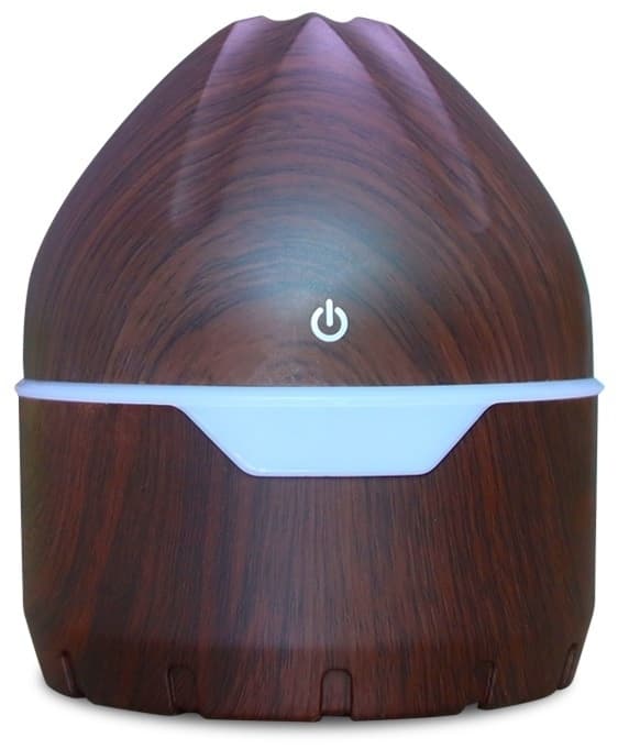 Aroma Diffuser/Luftfuktare i trädesign, Mörkt trä