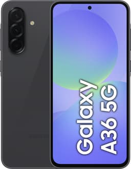 Samsung Galaxy A36 5G smarttelefon 6/128GB (sort)