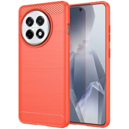 SKALO OnePlus 13R Armor Carbon Skal - Röd