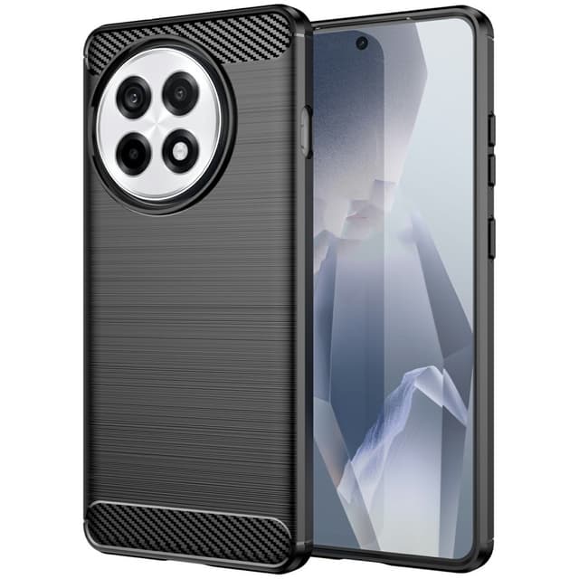 SKALO OnePlus 13R Armor Carbon Suojakuori - Musta