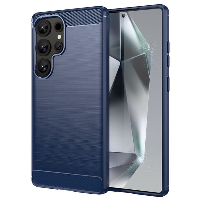 SKALO Samsung S25 Ultra Armor Carbon Cover - Blå