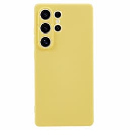 SKALO Samsung S25 Ultra Ultraohut TPU Suojakuori - Keltainen