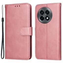 SKALO OnePlus 13R PU-nahka Lompakkokotelo - Pinkki