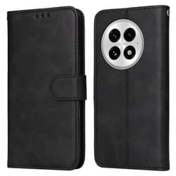 SKALO OnePlus 13 PU-nahka Lompakkokotelo - Musta