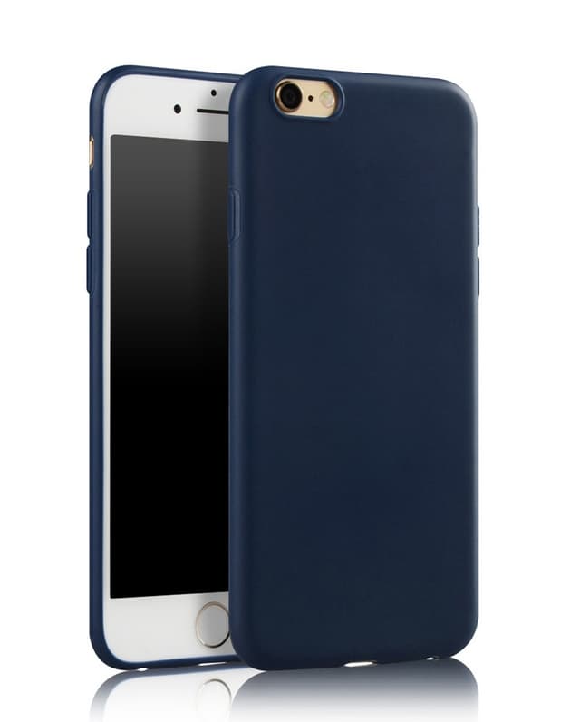 SKALO iPhone 7/8 Ultratunn TPU-Skal - Blå