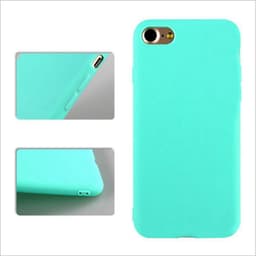 SKALO iPhone 7/8 Ultratynd TPU-skal - Turkis