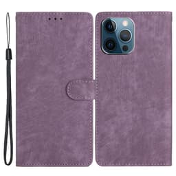 SKALO iPhone 15 Pro Max Plånboksfodral i PU-Läder - Lila