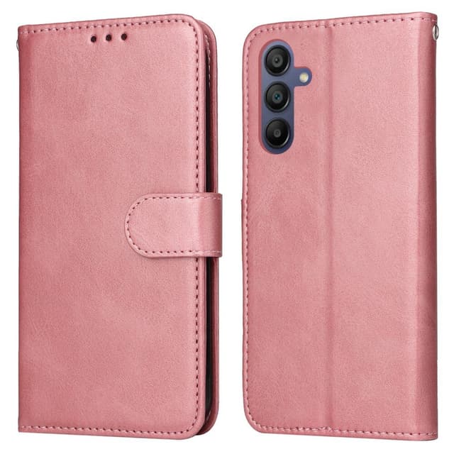 SKALO Samsung A16 PU-Läder Plånboksfodral - Rosa