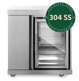 Myoutdoorkitchen - Modul med køleskab og opbevaringsskab