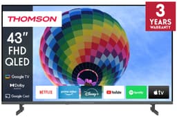 Thomson Google 43" 43FQG4S14 FullHD smart TV (2025/sidefødder)
