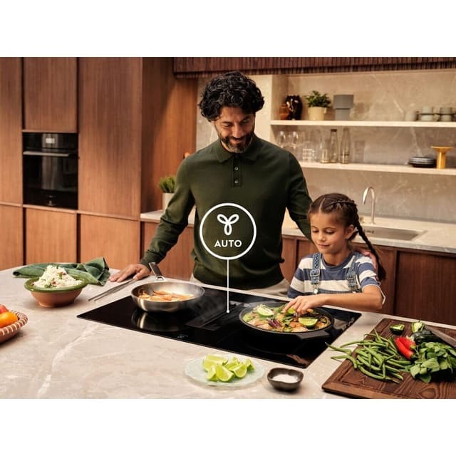 Automatisk fläktkontroll – justeras medan du lagar maten