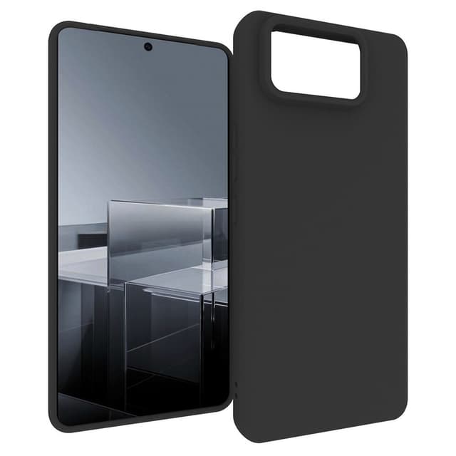 SKALO Asus Zenfone 12 Ultra 5G Mattsvart Ultratunn TPU Skal - Svart