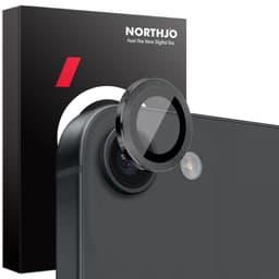 SKALO iPhone 16e NORTHJO Kameraskydd Metallring - Svart