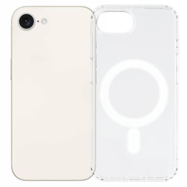 SKALO iPhone 16e Clear TPU Skal - Transparent