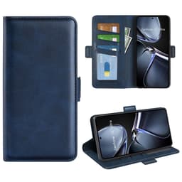SKALO Asus Zenfone 12 Ultra 5G Premium ID Lompakkokotelo - Sininen