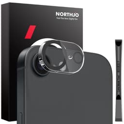NORTHJO for iPhone 17e / 16e Herdet Glass Kameralinsebeskytter