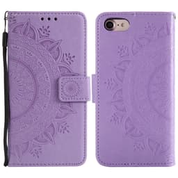 SKALO iPhone 16e Mandala Flip Cover - Lilla
