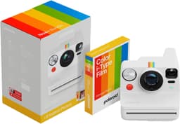 Polaroid Now+ Gen. 3 instant camera (startpakke, hvit)