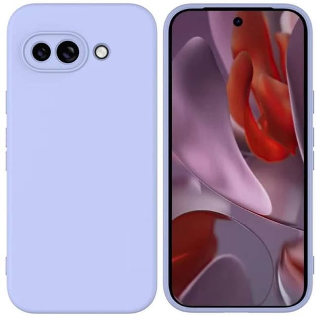 Liquid silikon skal Google Pixel 9a - Lavender