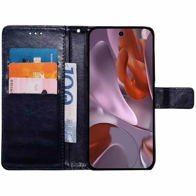Lommebokdeksel 3-kort Google Pixel 9a - Mørkeblå
